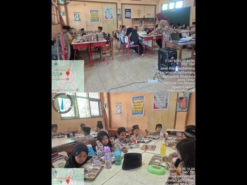MBG di SD Negeri 2 Jatibanteng
