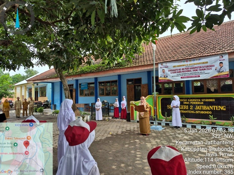 Upacara Bendera Diawal Semester Genap